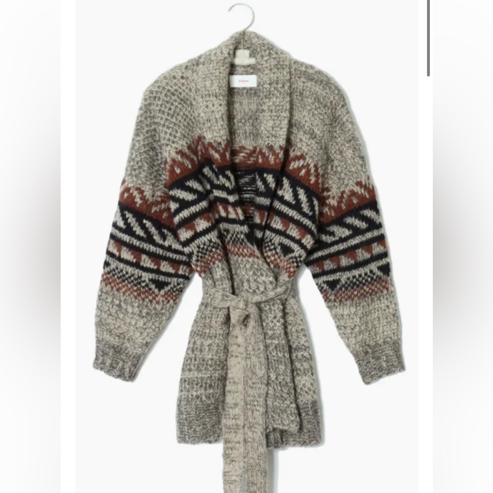 Xirena Carmella wrap sweater - Tobacco